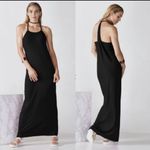 Fabletics  medium black Neema maxi dress halter neck relaxed fit maxi length new Photo 11