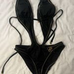 COOGI  Black and Gold Bikini Photo 0