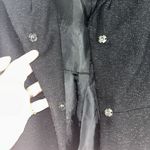 Worthington Dressy Long Pea Coat. Size 12. Black With Gold Stitching. EUC Photo 5
