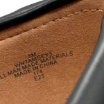 Nine West Womens Black Leather Horsebit Platform Block Heel Loafers Shoes 8M Photo 6