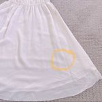 Wilfred Aritzia  Silk Georgette Plunge Mini Dress XXS - Cream Photo 4