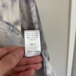NWT ACOA Gray Tie Dye Satin Button Down Photo 6