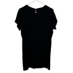 Universal Standard NEW  Isabelle Luxe Black Sheath Shirt Dress Size 2XS- US 6-8 Photo 2