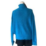 French Connection NWT Jayla Turtle Neck Sweater Color Blue Jewel Photo 6
