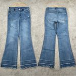 Democracy  Women’s Ab Solution Mid-Rise Double Layer Fray Kick Flare Jeans 6 Photo 1