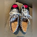 Torrid  Betsey Johnson Oxford Platform Rose Heart Plaid Shoes 7.5 Wide Photo 5