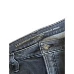 CHICOS Black Gray So Slimming Distressed Girlfriend Slim Leg Ankle Jeans Size US Photo 6