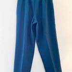 Alfred Dunner Pants Teal Pull On Textured Straight Leg Sz 12 EUC Tik-Tok Trend Photo 5