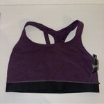 Victoria's Secret Victoria’s Secret Victoria sport Women's Purple & black Sports Bra size LARGE Photo 7