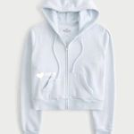 Hollister Sky Blue Fleeced Hoodie Photo 0