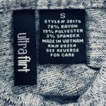 Ultra Flirt Cowl Neck Sweater Blue Gray Size Small Photo 5