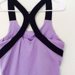 Cascade Sport Trendy Light Purple & Black Racerback Workout Tank Photo 5