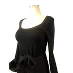 Lovers + Friends  Anais Faux Fur Romper in Black Medium New Womens Knit outfit Photo 4