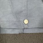 Horny Toad Womens L Light Blue 1/4 Zip Pullover Long Sleeve Shirt Green Accents Photo 1