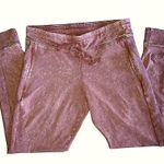 PINK by Victoria secret acid washed cotton campus drawstring yoga pants Sz Lg Photo 0