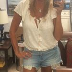 We The Free FREE PEOPLE HUMMINGBIRD top w tassels sz M Photo 6