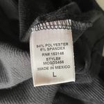 Dual Nature New  Keyhole Rib Velour Dress Mock Neck Long Sleeve Mini Black Photo 14