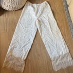 Tularosa  Cream Elastic Waist Pants Photo 2