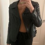 Black Genuine leather moto jacket Photo 0