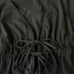 Forever 21 Tie Peplum Black Top Photo 1