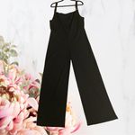 Pretty Little Thing 🍁 Black Wide-Leg Jumpsuit Photo 1