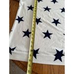 Coshow Women's XL Star Print Long Sleeve Crew Neck Top Lightweight Sweater XL White Photo 8