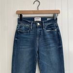 frame denim FRAME Le High Straight Leg Asymmetrical Hem Jeans in Kingsway Size 23 Photo 3