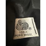 Saville 100% Wool Womens Black Double Breasted Long Sleeve Blazer Coat Jacket 12 Photo 4