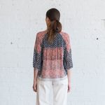 Ulla Johnson 100% Silk Georgette Aix Peasant Photo 2