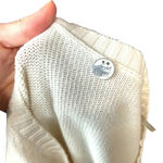 margaret o'leary Ivory Polka Dot Short Sleeve Sweater Size Medium Photo 5