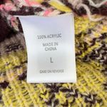 Multicolor Fair Isle Apres Sweater Mock Neck Tunic New York & Company Cabincore Size L Photo 8