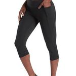 Athleta Velocity Stash Pocket Crop Leggings Black Small Photo 0