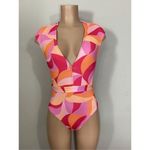 Sanctuary New.  colorful Geometric one piece. Small. Retails $125 Photo 4
