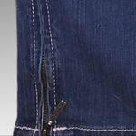 Seven 7 blue jeans with zipper at leg hem Photo 3