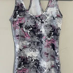 Lululemon Cool Racerback Watercolor Floral Tank Photo 0