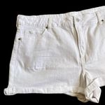 Old Navy  Women’s High-Waisted OG Straight White Cuffed Jean Shorts Plus 22 Photo 3