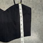ZARA  Corset Top Tank Straps Black size Small Photo 4
