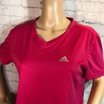 Adidas Climalite Hot Pink Thin Tee Shirt M Photo 1