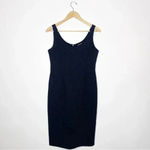 Eileen Fisher  Charcoal Gray Marbled Sleeveless Dress Size XS Photo 1