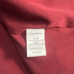 Tularosa  Bowie Beaded Long Sleeve Ruffle Mini Dress Maroon Size‎ US Large Photo 9