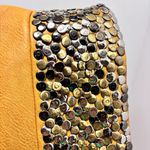 Antik Kraft  Honey Brown Metal‎ Studed Crossbody Wristlet Bag Photo 2