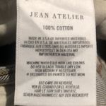 Jean Atelier women’s Size 24 High Rise Flip Waist Lightly Distressed Denim Jeans Photo 10