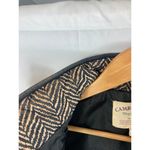 Cambridge Dry Goods Patterend Quilted Vest Size Small Black Photo 4