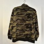 Derek Heart Camo Sherpa 1/4 Zip Up Pullover with Front Pocket- Size Large Photo 3