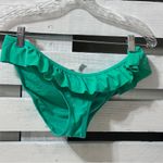 American Eagle AEO Outfitters Teal Ruffle Swim Bikini Bottom Photo 5