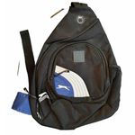 Slazenger NWT Vintage  Unisex Black Blue Backpack Sling One Strap Photo 0