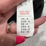 Nasty Gal  Sz 0 Pants Black Faux Leather High Waisted Straight Leg Seams Women’s Photo 10