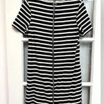 Kate Spade | Dark Navy & White Stripe Weekend Zipper Back Dress Size S Small Photo 2