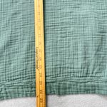Lotus & Luna Gauze Hoodie Sweatshirt Seafoam Green Cotton Pullover Size Small Photo 7