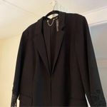 Chico's Black Label by Chico’s Lace Trim Blazer Jacket Size 3 Black Photo 7